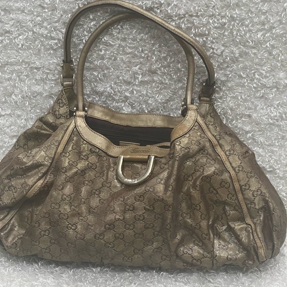 GUCCI GG Crystal Abbey D-Ring Shoulder Bag - Picture 1 of 16